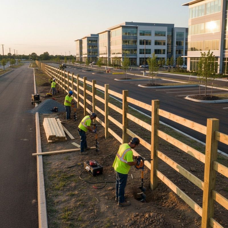 Composite Fence Installation detail